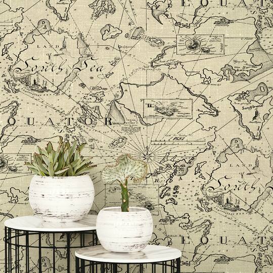 Tommy Bahama® Charted Course Peel & Stick Wallpaper